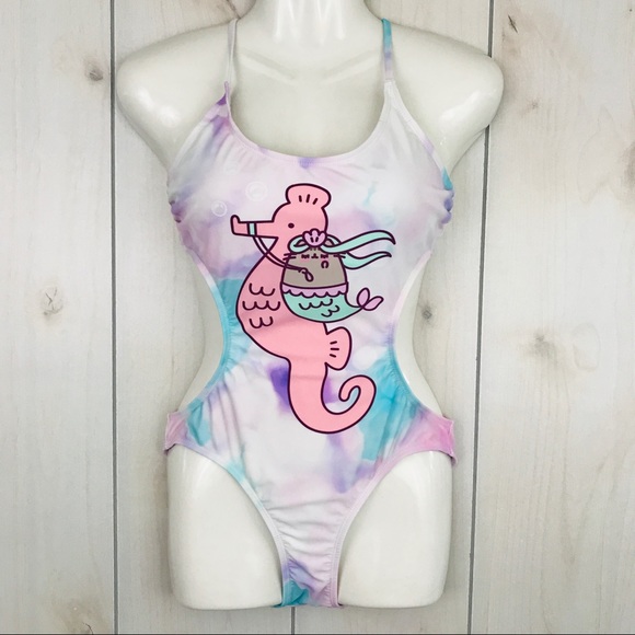 pusheen seahorse